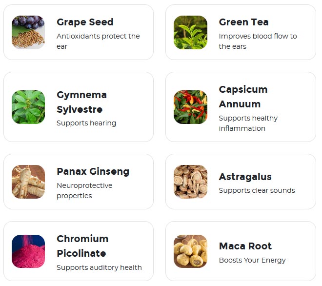 ZenCortex natural ingredients including grape seed, green tea, ginseng